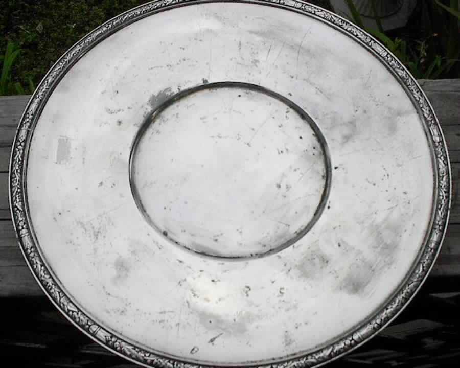 Ashby (Silverplate, Hollowware) Silverplate Sandwich Plate by Oneida Silver-1