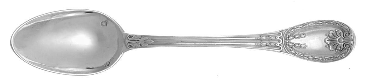 Louveciennes (Sterling, 1781) Monogram Teaspoon by Odiot-1