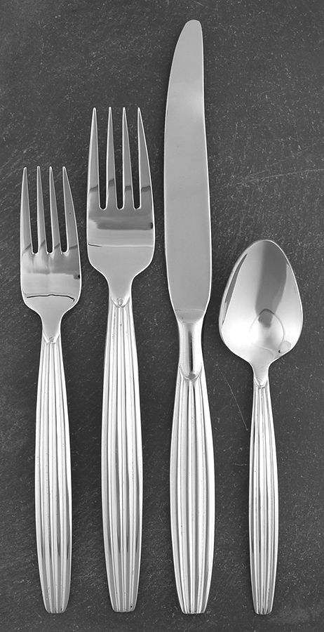 Malibu (STAINLESS) 4 Piece Place Setting by Oneida Silver-1