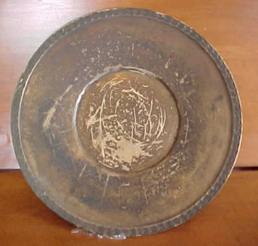 April (Silverplate, Hollowware) Round Silverplate Tray by Oneida Silver-1