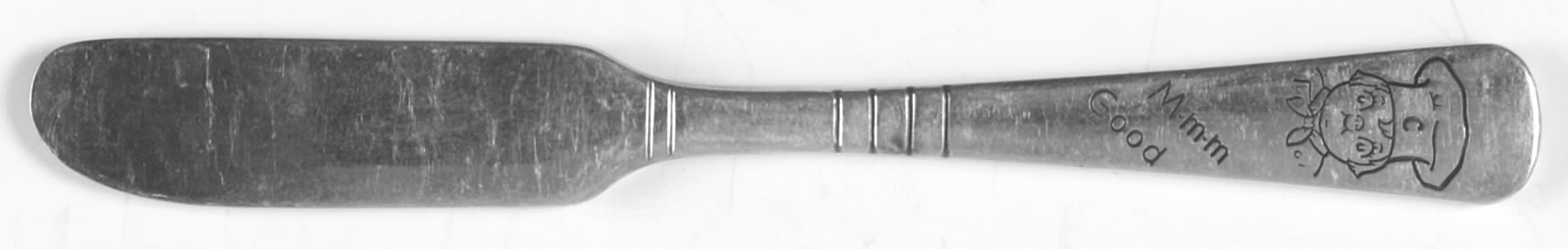 Campbell Soup Kids (Silverplate) Baby Knife Solid Piece by Oneida Silver-1