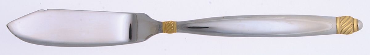 Daphne (Stainless) Flat Handle Master Butter Knife by Oneida Silver-1