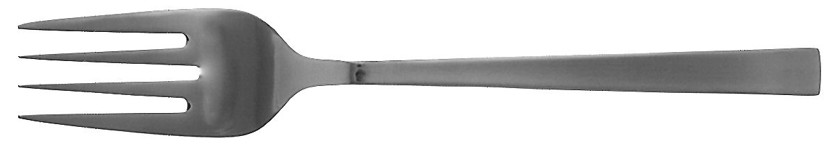Padova (Stainless) Medium Solid Cold Meat Serving Fork by Oneida Silver-1