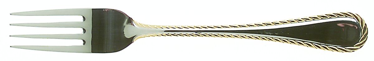 Golden Belmont (Stainless, Gold Accent) Individual Salad Fork by Oneida Silver-1