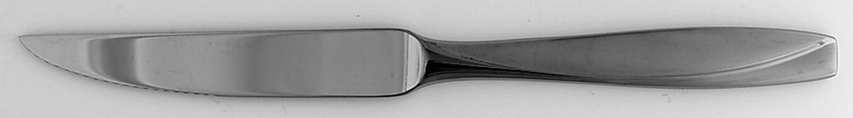 Camlynn Cleo (Stainless) Individual Solid Handle Steak Knife by Oneida Silver-1