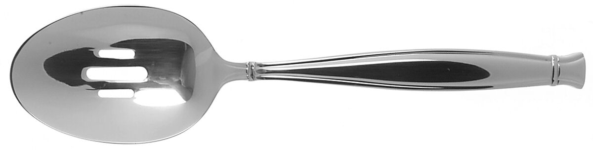 Ambiance (Stainless) Pierced Tablespoon (Serving Spoon) by Oneida Silver-1