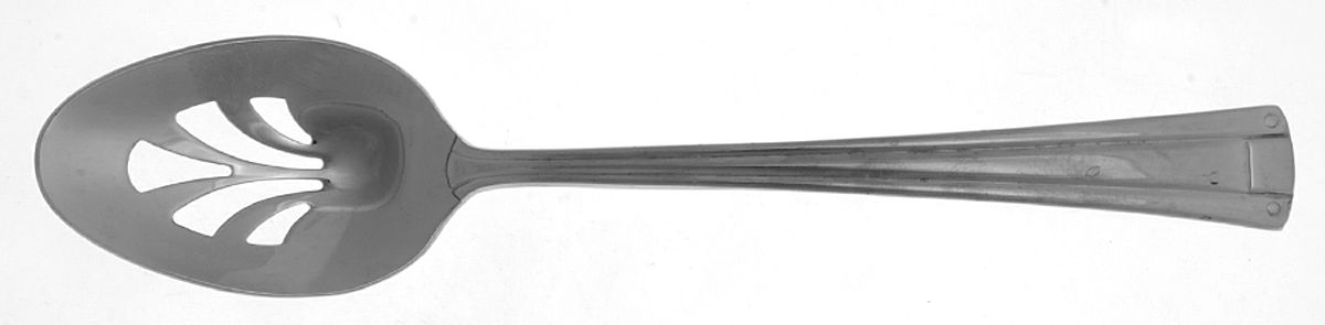 Claire (Stainless) Pierced Tablespoon (Serving Spoon) by Oneida Silver-1
