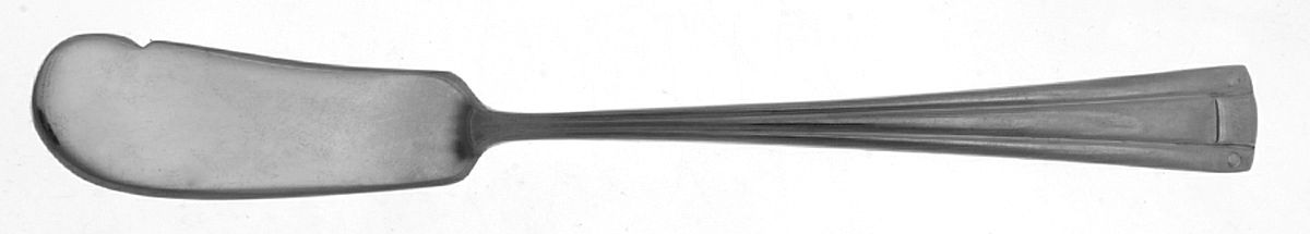 Claire (Stainless) Flat Handle Master Butter Knife by Oneida Silver-1