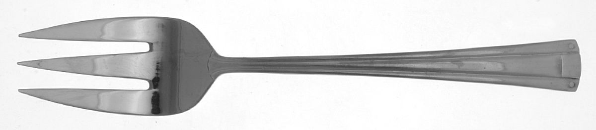 Claire (Stainless) Medium Solid Cold Meat Serving Fork by Oneida Silver-1