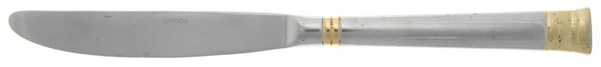 Golden Sunnybrook (Stainless, Gold Accent) Modern Solid Knife by Oneida Silver-1