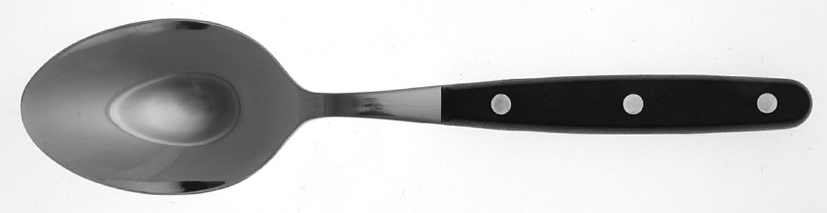 Color Trends-Black (Stainless, Plastic) Tablespoon (Serving Spoon) by Oneida Silver-1