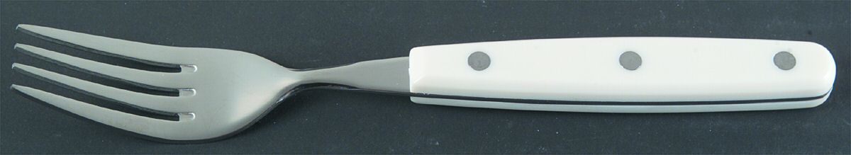 Color Trends-White (Stainless, Plastic) Fork by Oneida Silver-1