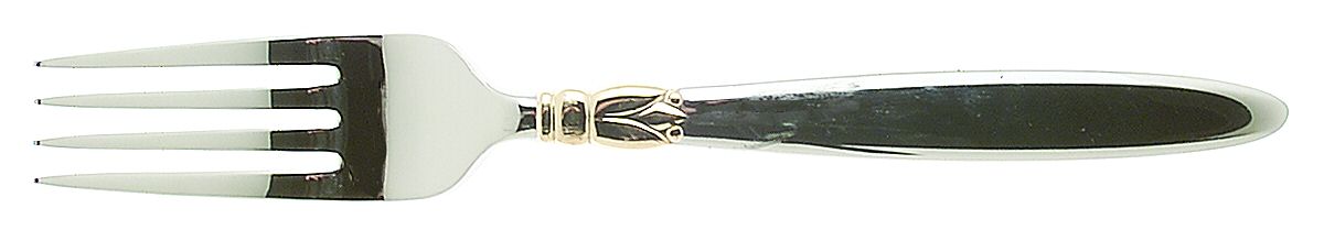 Golden Seville (Stainless, Gold Accent) Fork by Wedgwood Silver-1