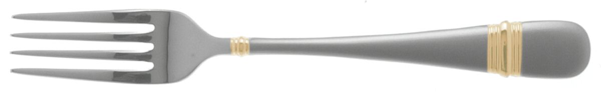 Golden Astragal (Stainless, Gold Accent) Dessert Fork by Oneida Silver-1