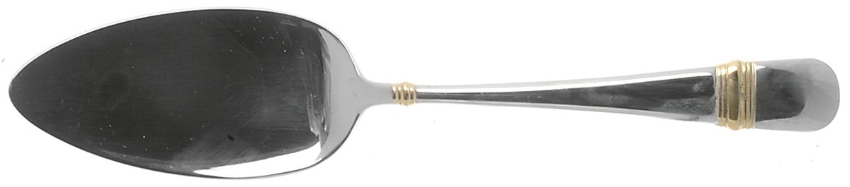 Golden Astragal (Stainless, Gold Accent) All Stainless Pie Server by Oneida Silver-1