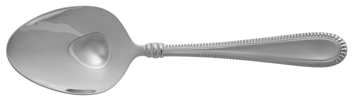 Interlude (Stainless) Solid Smooth Casserole Spoon by Oneida Silver-1