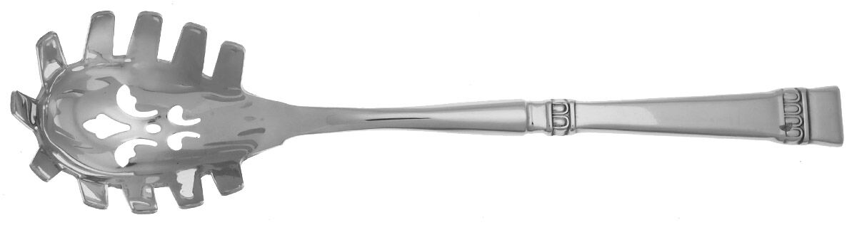Cadence (Stainless) Pasta Server with Stainless Bowl HC by Oneida Silver-1