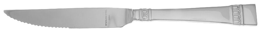 Cadence (Stainless) Steak Knife Individual Hollow, Serrate HC by Oneida Silver-1