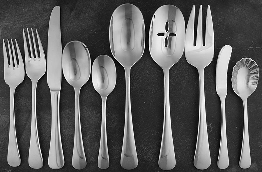 Chandler (Stainless) 45 Piece Starter Set by Oneida Silver-1