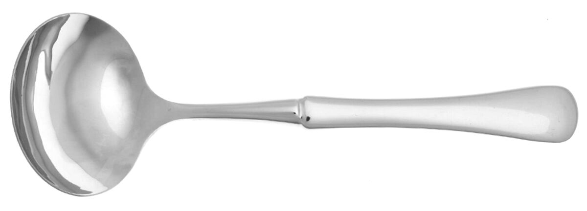 Chandler (Stainless) Gravy Ladle with No Spout Stainless Bowl HC by Oneida Silver-1