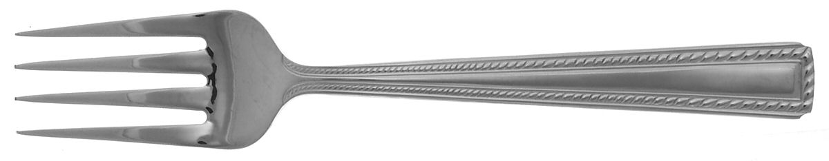 Flourish (Stainless) Solid Serving Fork by Oneida Silver-1