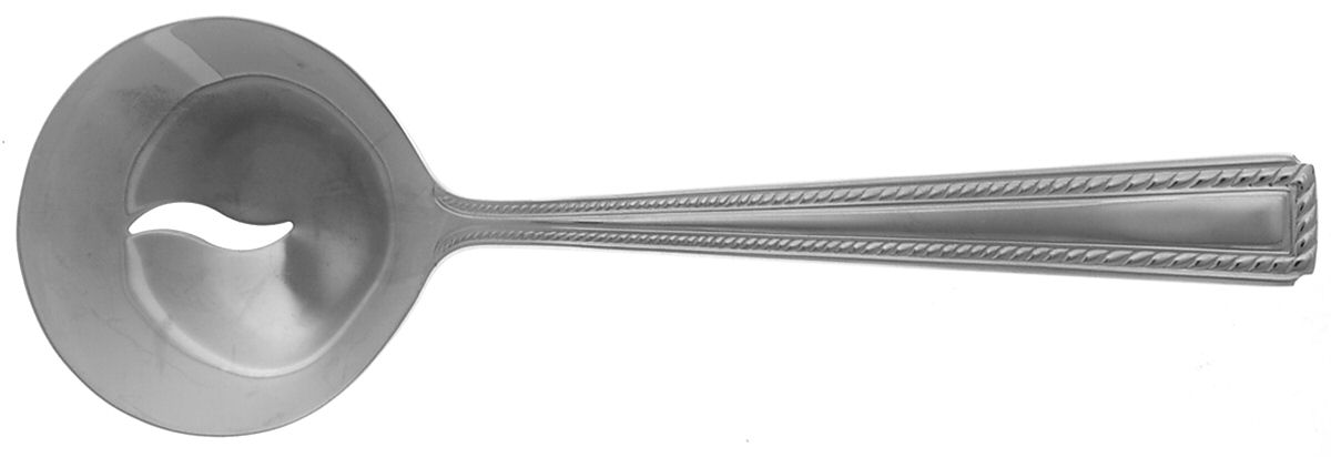 Flourish (Stainless) Solid Pierced Casserole Spoon by Oneida Silver-1