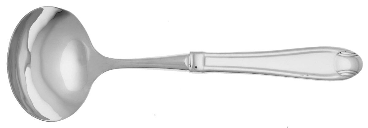 Garnet (Stainless) Gravy Ladle with No Spout Stainless Bowl HC by Oneida Silver-1