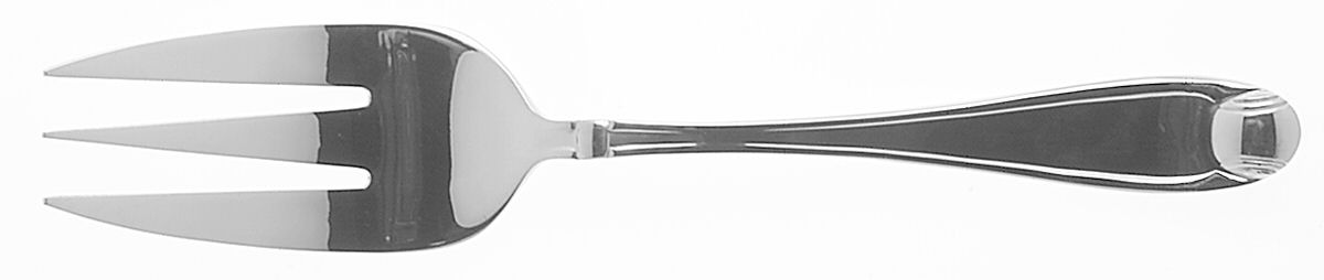 Garnet (Stainless) Medium Solid Cold Meat Serving Fork by Oneida Silver-1