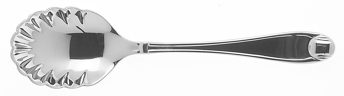 Garnet (Stainless) Sugar Shell Spoon by Oneida Silver-1