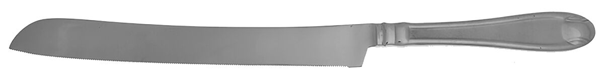 Satin Garnet (Stainless) Wedding Cake Knife with Stainless Blade HC by Oneida Silver-1