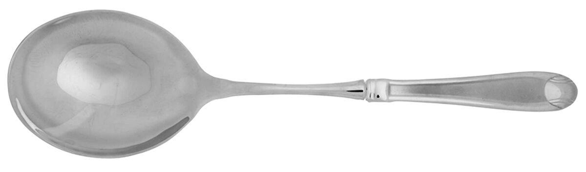 Satin Garnet (Stainless) Casserole Spoon with Smooth Stainless Bowl HC by Oneida Silver-1