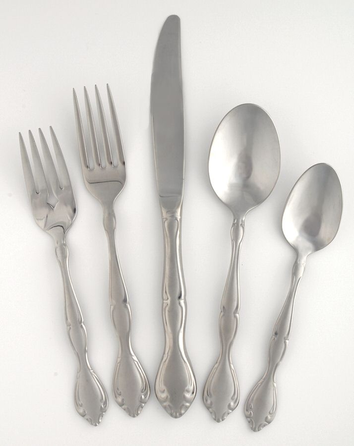 Satin Cantata (Stainless) 5 Piece Place Setting by Oneida Silver-1