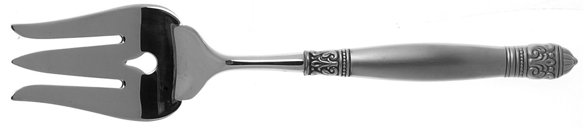 Dickinson (Stainless) Medium Solid Cold Meat Serving Fork by Oneida Silver-1