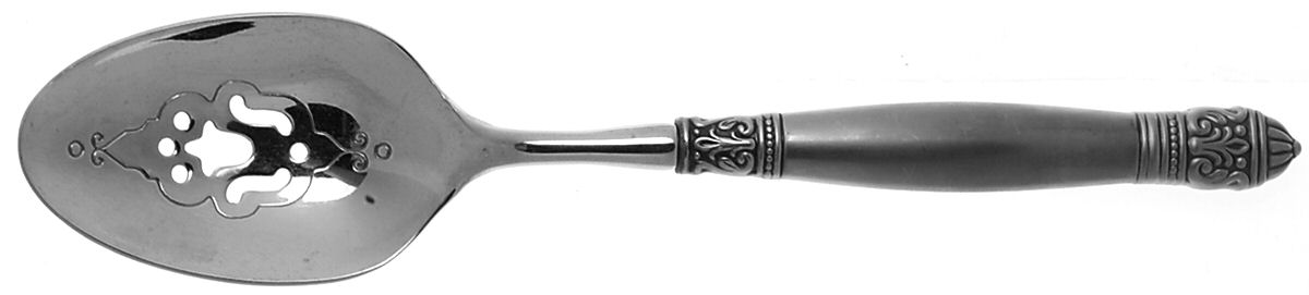 Dickinson (Stainless) Pierced Tablespoon (Serving Spoon) by Oneida Silver-1