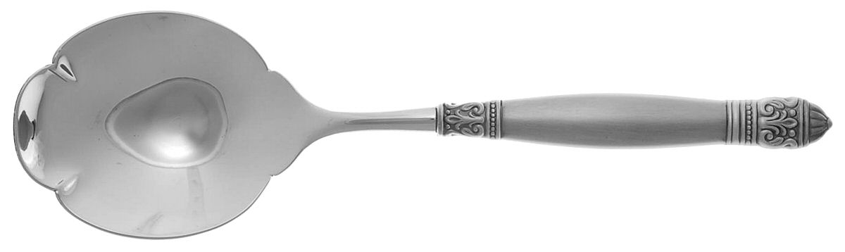 Dickinson (Stainless) Solid Shell Casserole Spoon by Oneida Silver-1