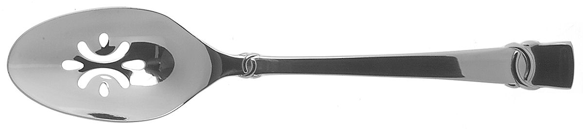 Sonnet (Stainless) Pierced Tablespoon (Serving Spoon) by Oneida Silver-1
