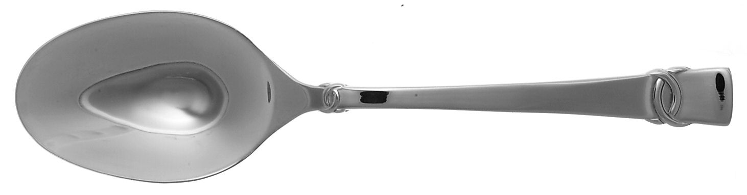 Sonnet (Stainless) Solid Smooth Casserole Spoon by Oneida Silver-1