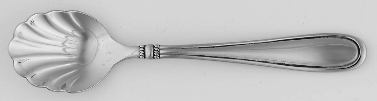 Birmingham (Stainless) Sugar Shell Spoon by Oneida Silver-1