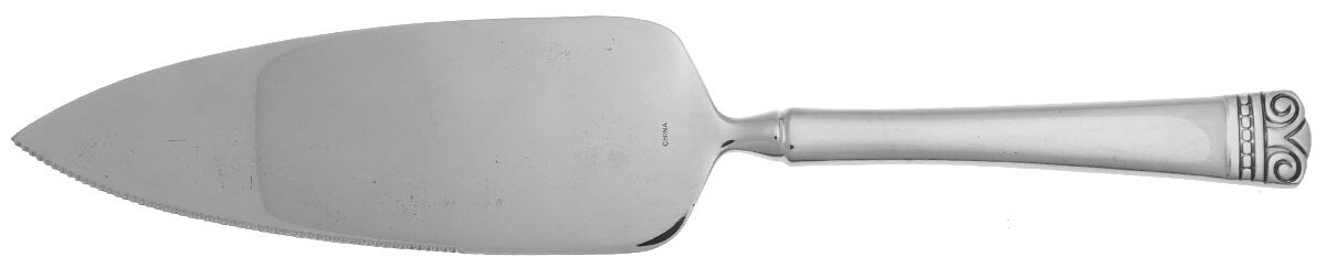 Melodia (Stainless) Pie Server with Serrated Stainless Blade HC by Oneida Silver-1