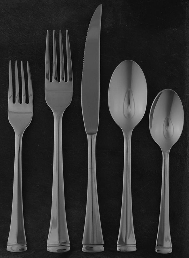 Dorchester (Stainless) 5 Piece Place Setting by Oneida Silver-1
