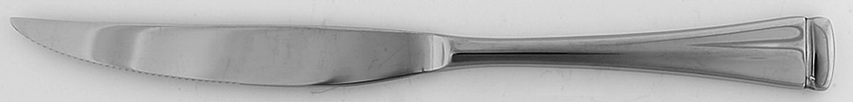 Dorchester (Stainless) Individual Solid Handle Steak Knife by Oneida Silver-1