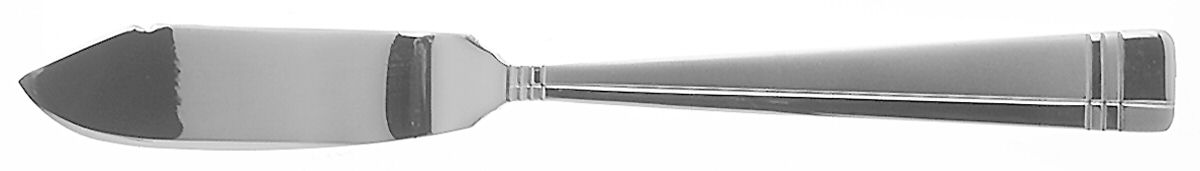 Amsterdam (Stainless) Flat Handle Master Butter Knife by Oneida Silver-1