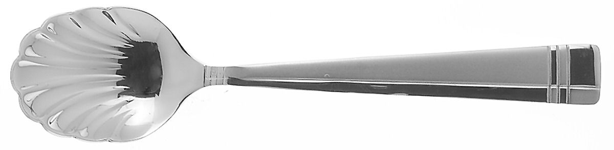 Amsterdam (Stainless) Sugar Shell Spoon by Oneida Silver-1