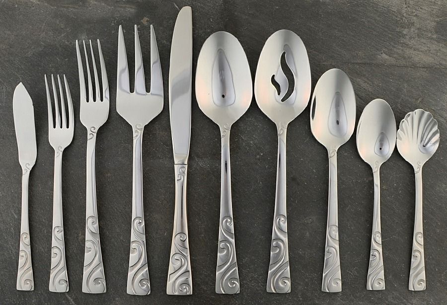 Stanhope (Stainless) 45 Piece Starter Set by Oneida Silver-1