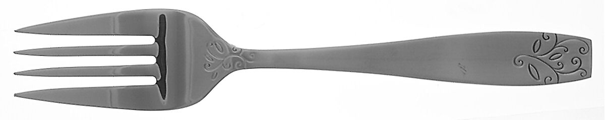 Florence (Stainless) Medium Solid Cold Meat Serving Fork by Oneida Silver-1
