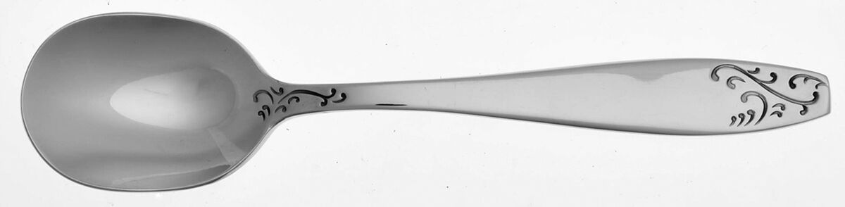 Whitney (Stainless) Round Bowl Soup Spoon (Cream Soup) HC by Oneida Silver-1