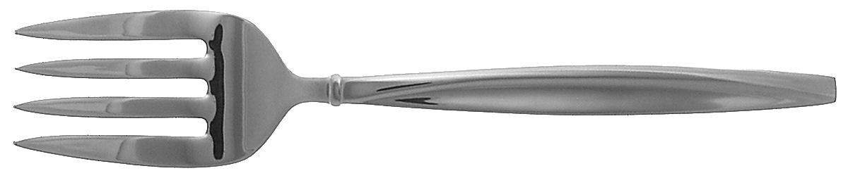 Sweep (Stainless) Large Solid Cold Meat Serving Fork by Oneida Silver-1