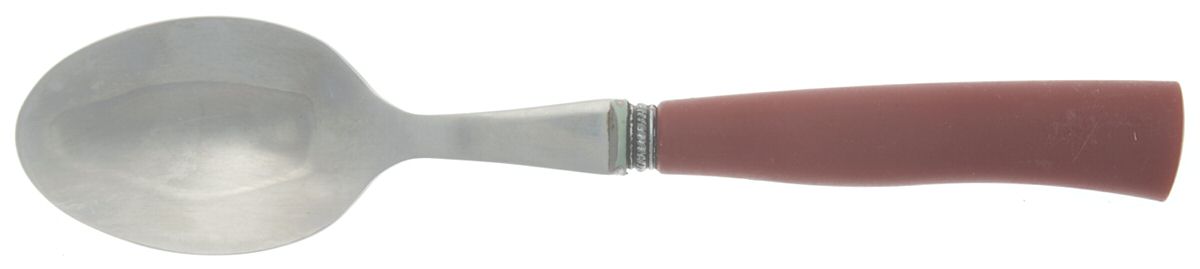 Scuba-Wine-Red (Stainless, Plastic) Place/Oval Soup Spoon by Oneida Silver-1
