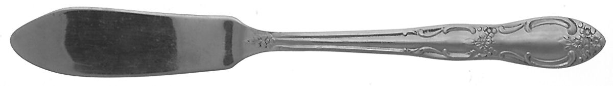 Venus (Stainless) Flat Handle Master Butter Knife by Oneida Silver-1