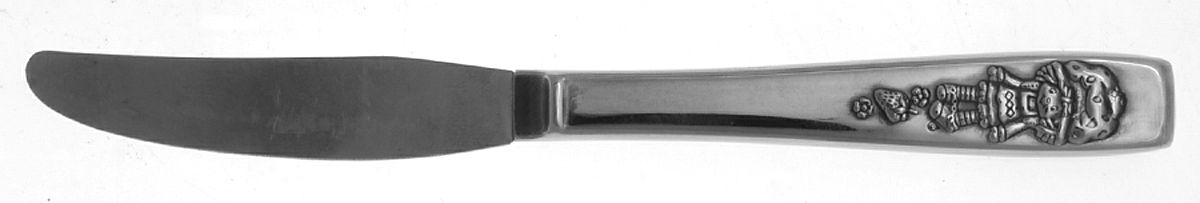 Strawberry Shortcake (STAINLESS) Hollow Handle Youth Knife by Oneida Silver-1